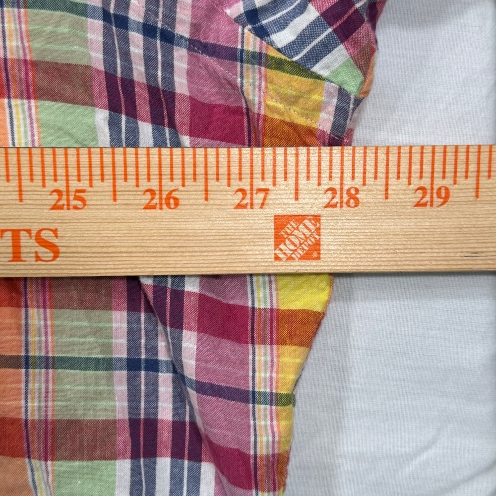 Ralph Lauren Button Down Shirt Men XXL Multicolor Plaid Classic Fit Short Sleeve - Picture 7 of 10